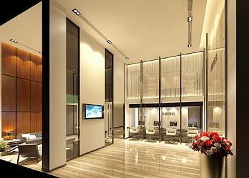 龍威擔(dān)保白云區(qū)辦公室裝修設(shè)計(jì)