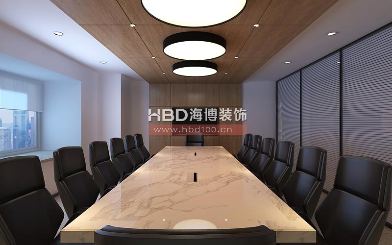 豪順物流公司辦公室設(shè)計 前臺效果圖 會議室裝修