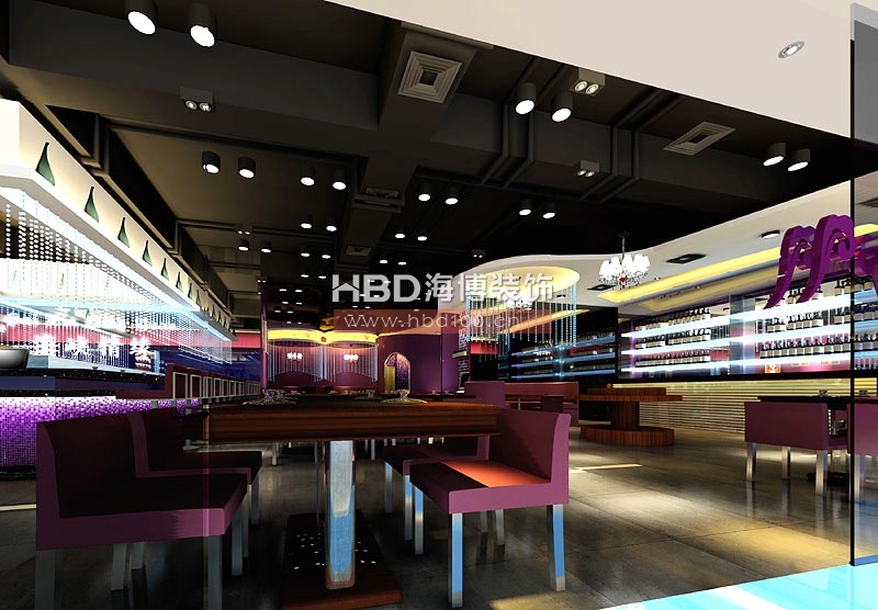 海峽情緣連鎖餐廳設(shè)計(jì)裝修 大廳設(shè)計(jì)