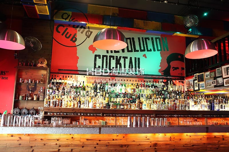 興盛路酒吧設(shè)計(jì)REVOLUCION COCKTAIL 酒吧收銀臺(tái)設(shè)計(jì)