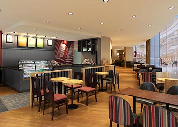 COSTA coffee 商場(chǎng)咖啡廳設(shè)計(jì)裝修