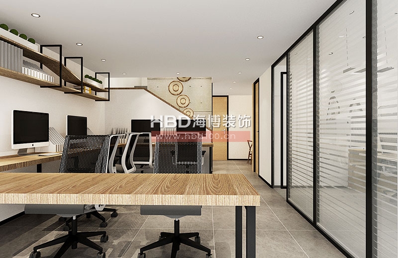 公共辦公區(qū)設計,簡約風格辦公室裝修,廣州裝飾公司.jpg