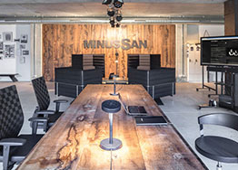 復(fù)古工業(yè)風辦公室裝修設(shè)計實景圖