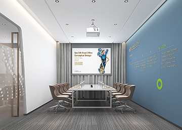 現(xiàn)代簡約辦公樓裝修設(shè)計 海絲時尚產(chǎn)業(yè)辦公樓